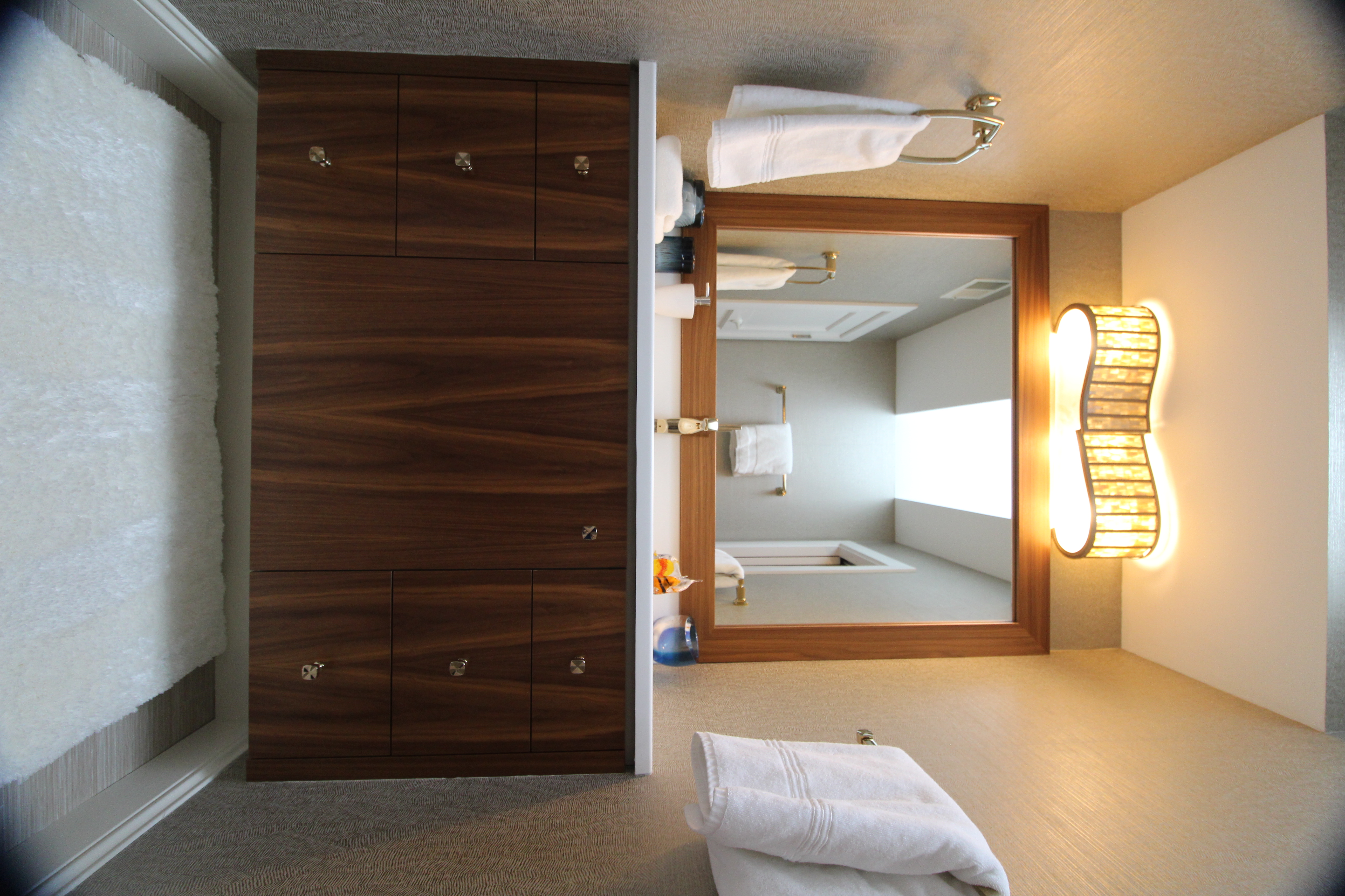 Bathroom craftsmanship detail by Kuechle Construction Co.